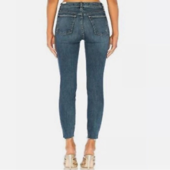 LOVERS + FRIENDS DENIM Mason Hi-Rise Skinny Blue Jean Naples 25 STRETCH - Picture 2 of 4